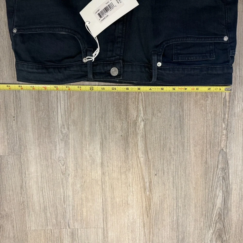 Frame Mens 36 L'Homme Slim Dark Wash Navy Jeans